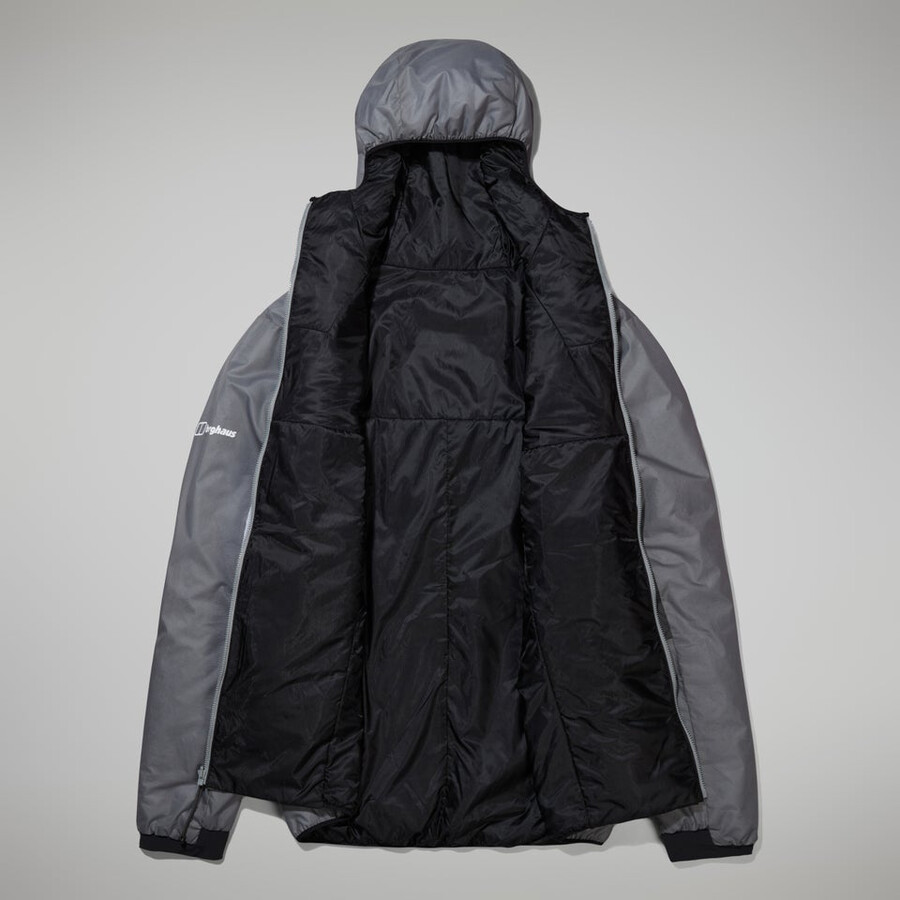 mens mtn arete lb synthetic hoody - grey berghaus