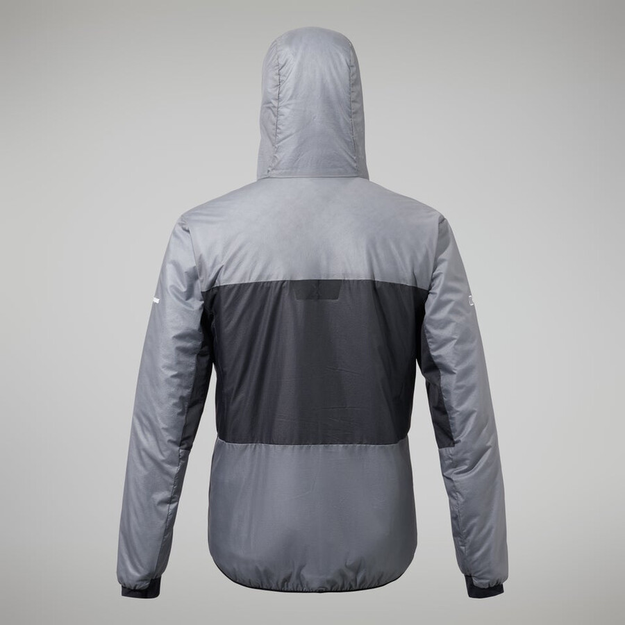 mens mtn arete lb synthetic hoody - grey berghaus