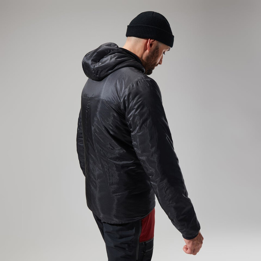 mens mtn arete lb synthetic hoody - grey berghaus