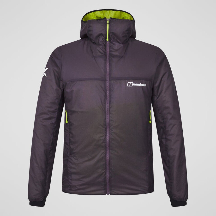 mens mtn arete synthetic hoody - purple berghaus