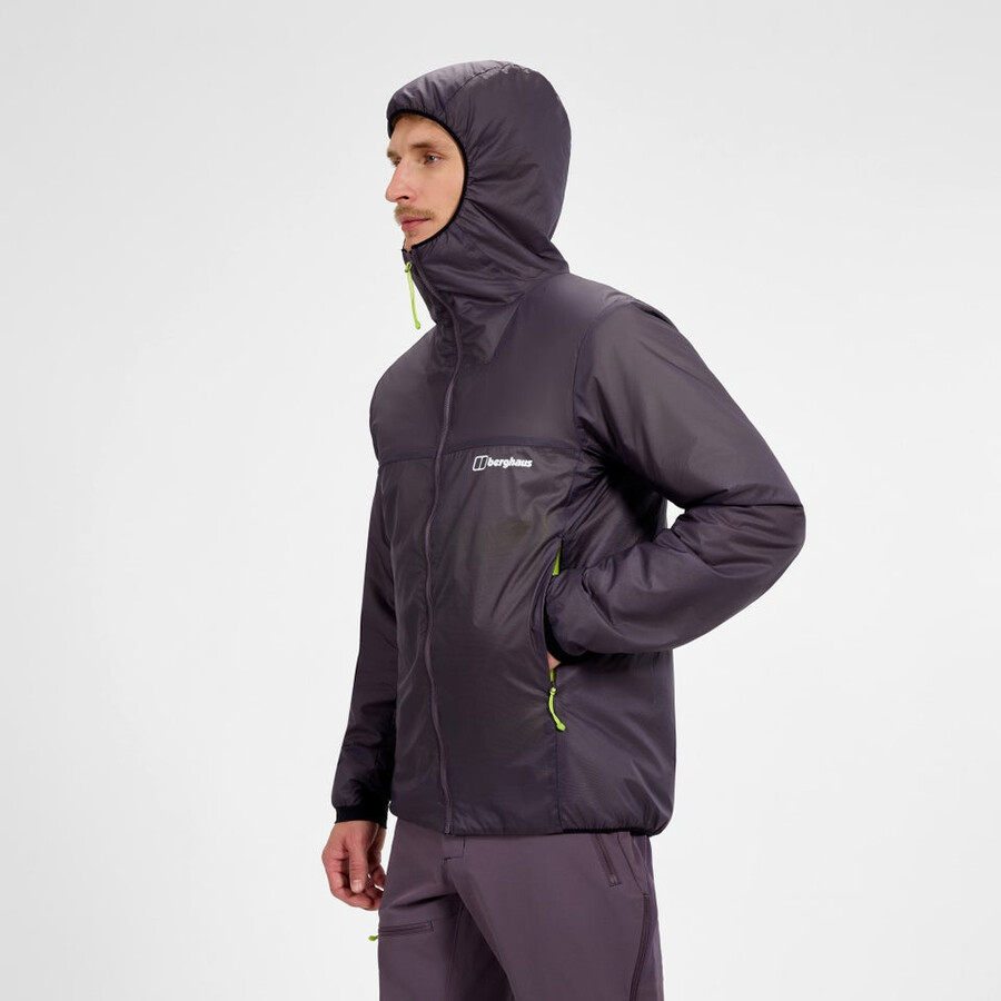 mens mtn arete synthetic hoody - purple berghaus