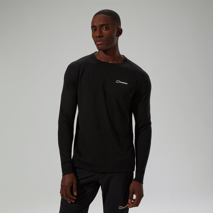 mens ivyhill crew - black berghaus