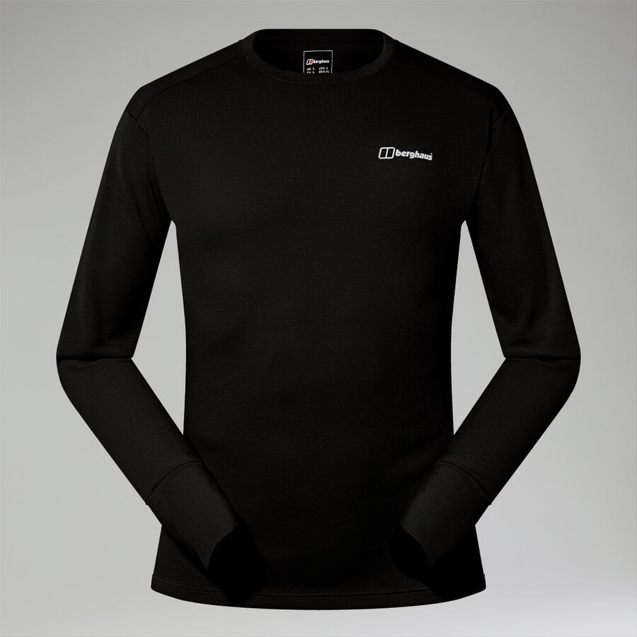 mens ivyhill crew - black berghaus