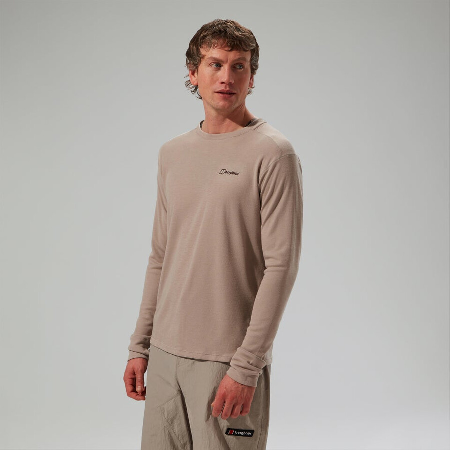 mens ivyhill crew - grey berghaus