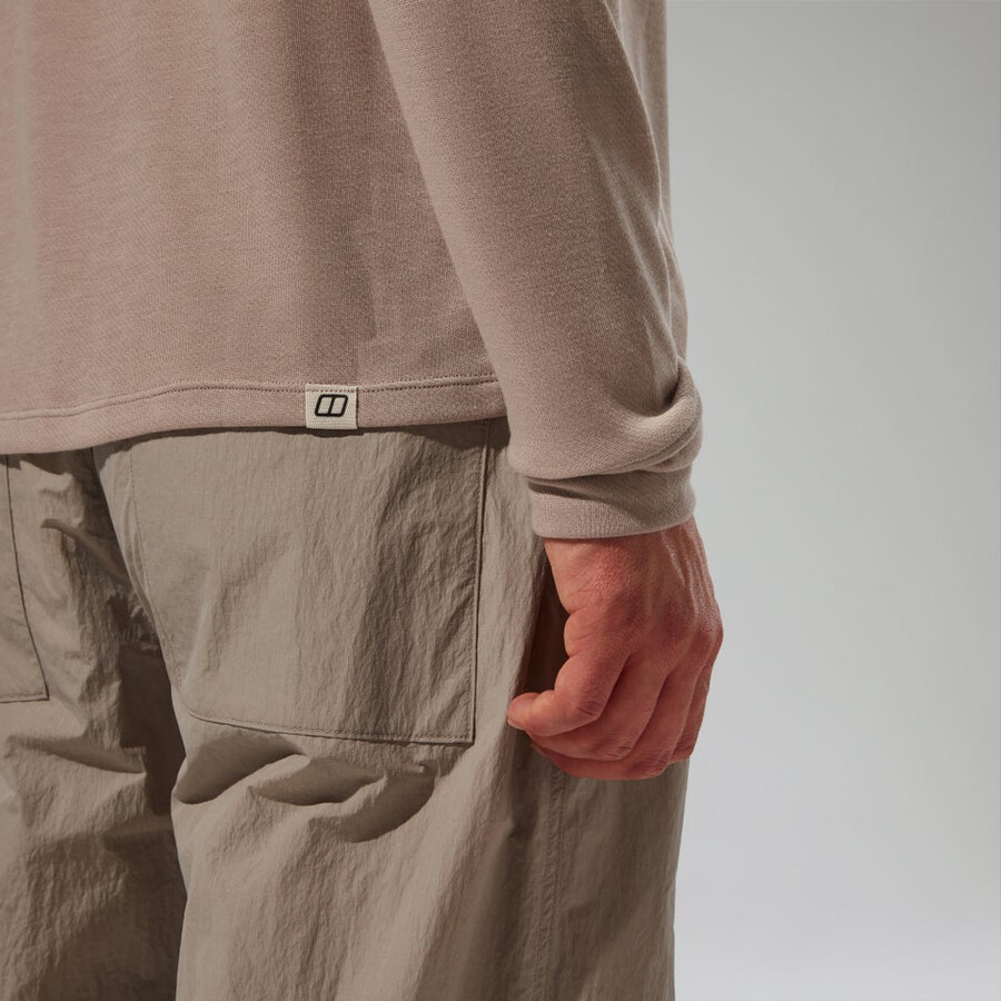 mens ivyhill crew - grey berghaus