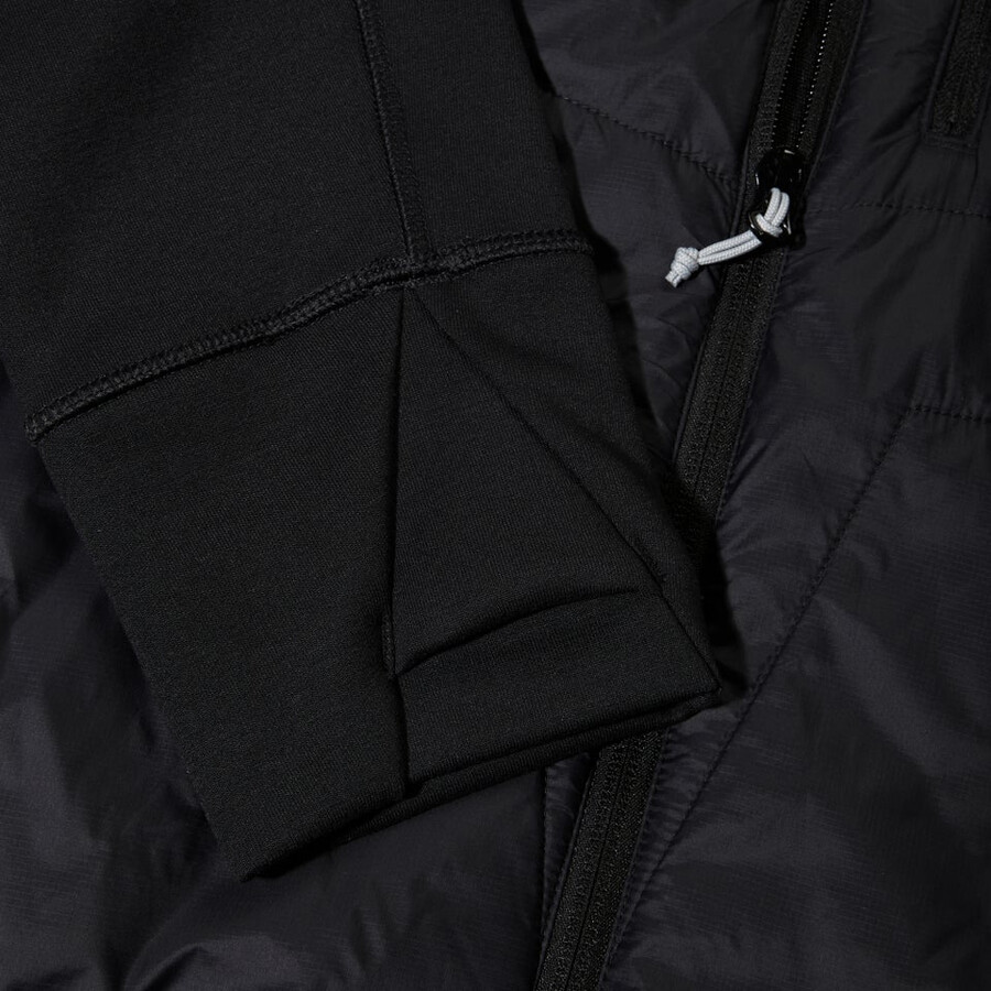 mens trawden hybrid hooded jacket - black berghaus