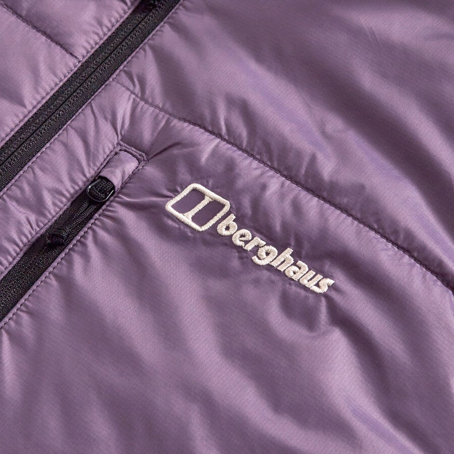 mens trawden hybrid hooded jacket - purple berghaus
