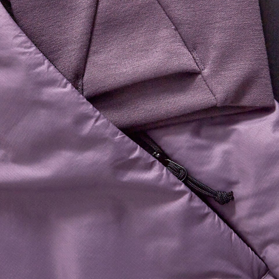 mens trawden hybrid hooded jacket - purple berghaus