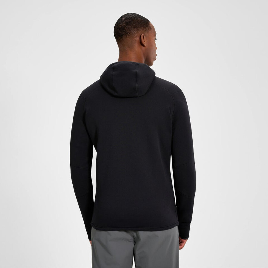 mens kinetic powerstretch hoody - black berghaus