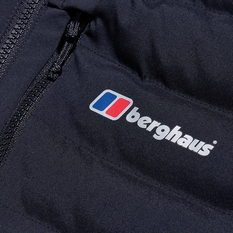 mens theran hybrid hooded jacket - black berghaus