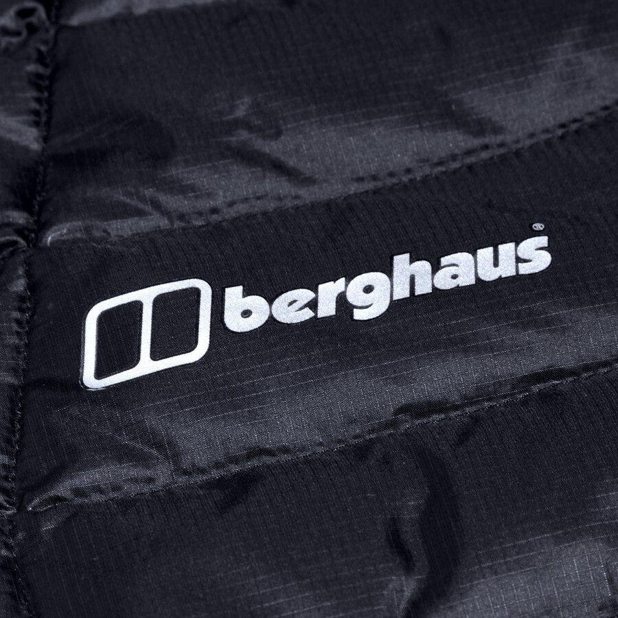 mens tephra 2.0 hooded insulated jacket - black berghaus