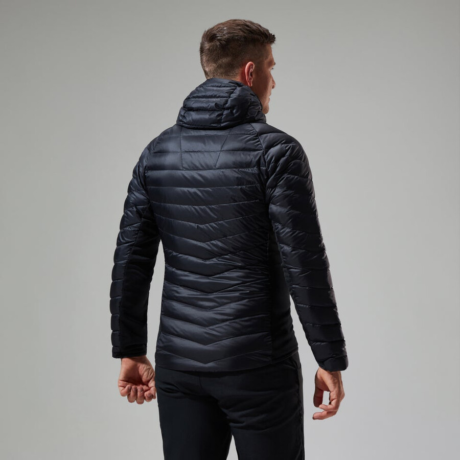 mens tephra 2.0 hooded insulated jacket - black berghaus