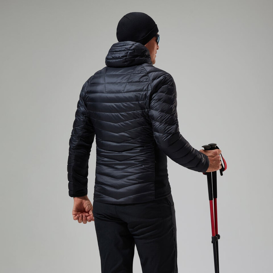 mens tephra 2.0 hooded insulated jacket - black berghaus
