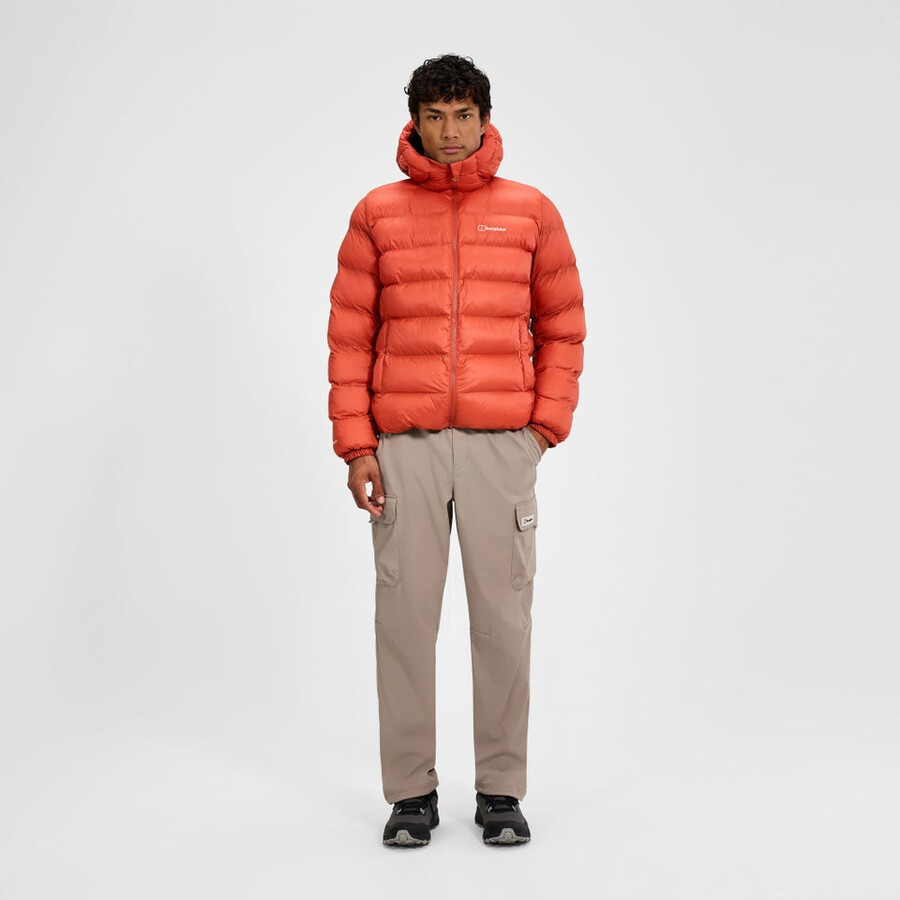 mens ewden jacket - orange berghaus