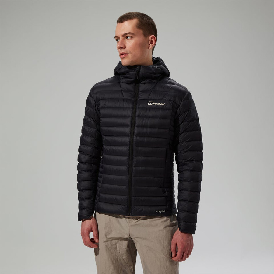 mens ridge-nomad hybrid down jacket - black berghaus