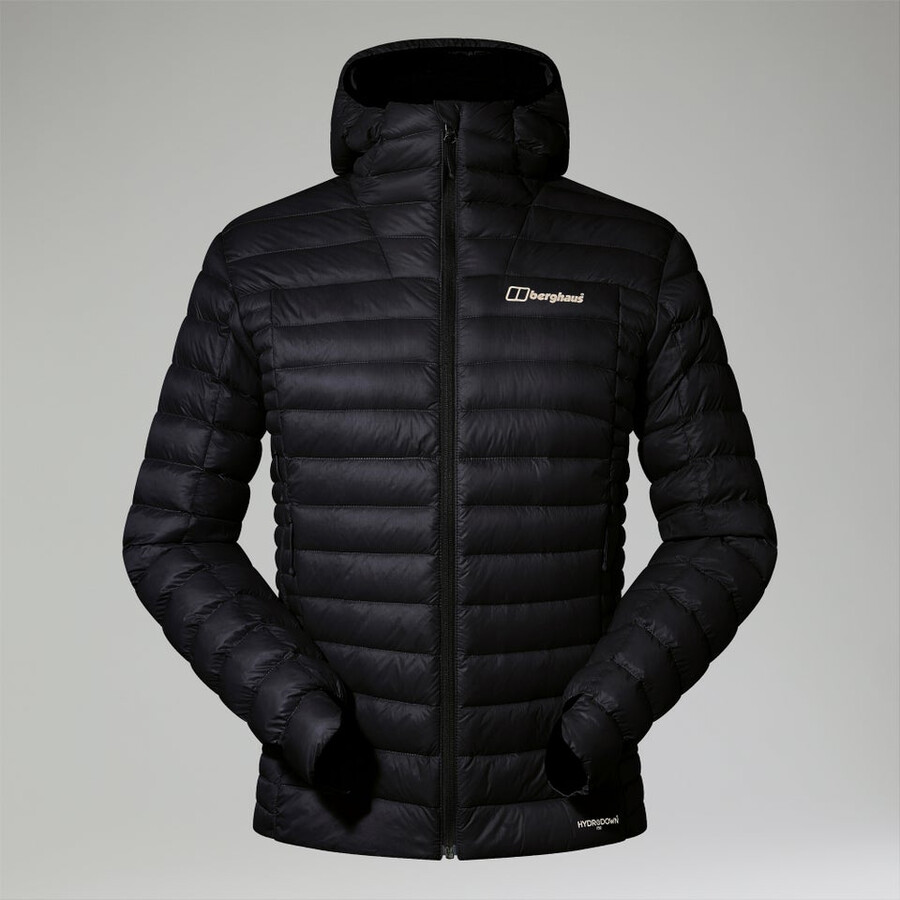 mens ridge-nomad hybrid down jacket - black berghaus