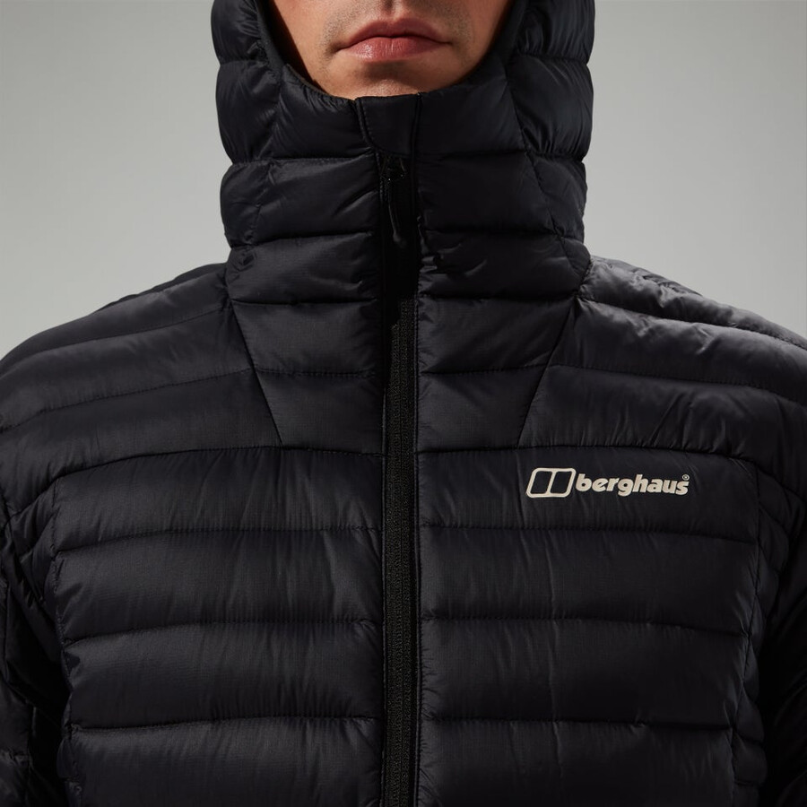 mens ridge-nomad hybrid down jacket - black berghaus