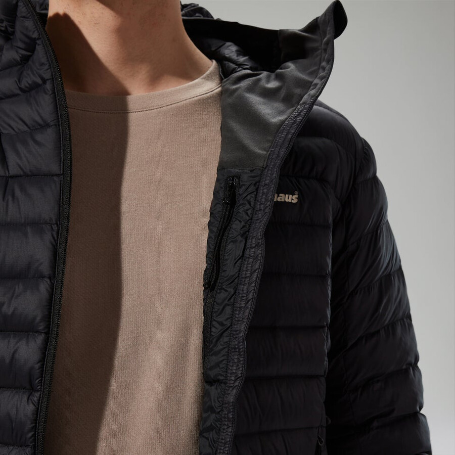 mens ridge-nomad hybrid down jacket - black berghaus