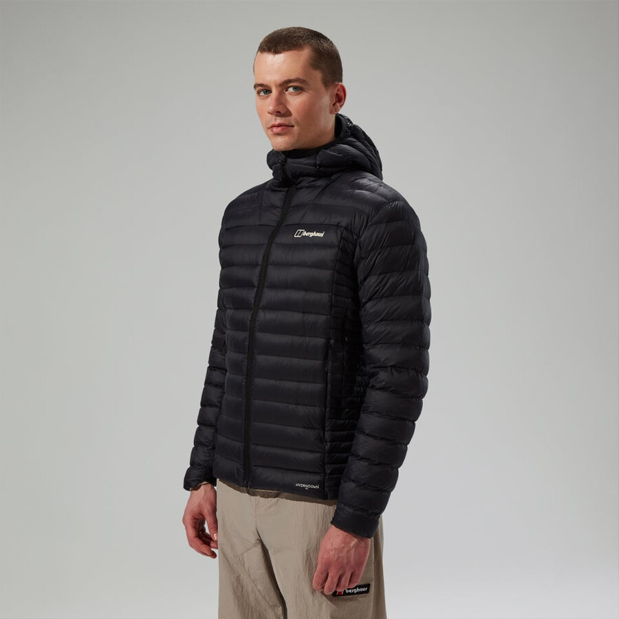 mens ridge-nomad hybrid down jacket - black berghaus