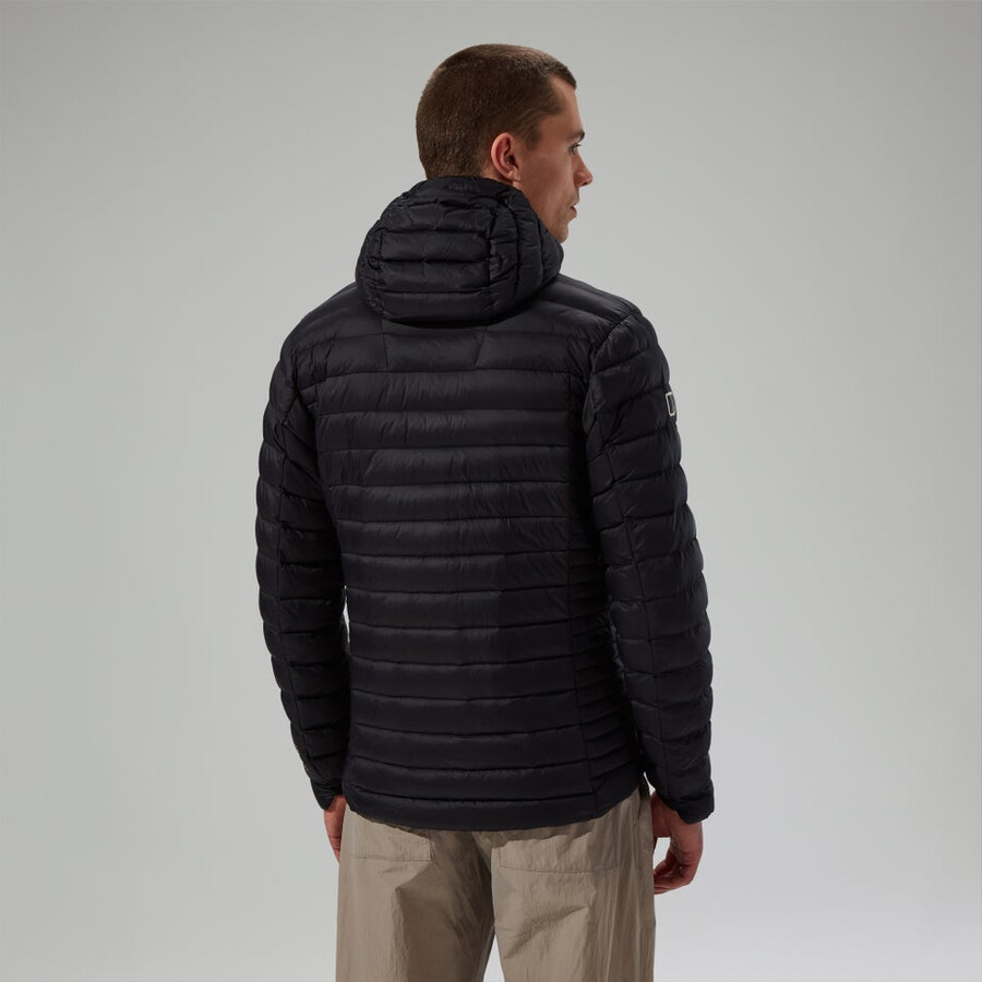 mens ridge-nomad hybrid down jacket - black berghaus