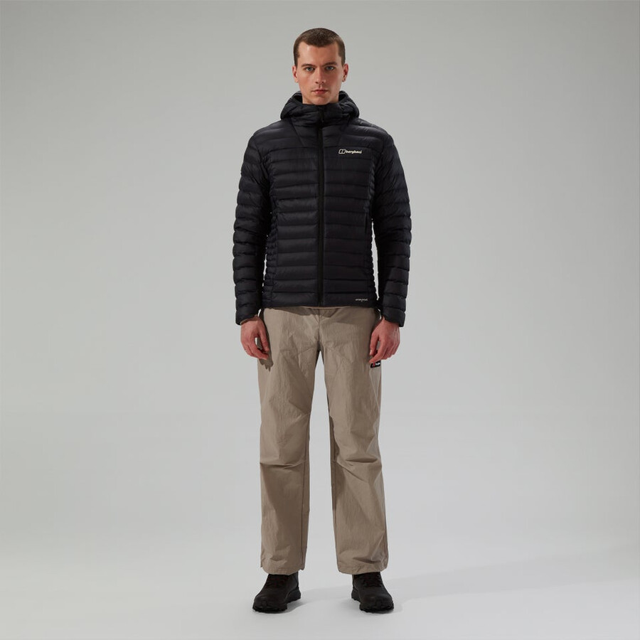 mens ridge-nomad hybrid down jacket - black berghaus