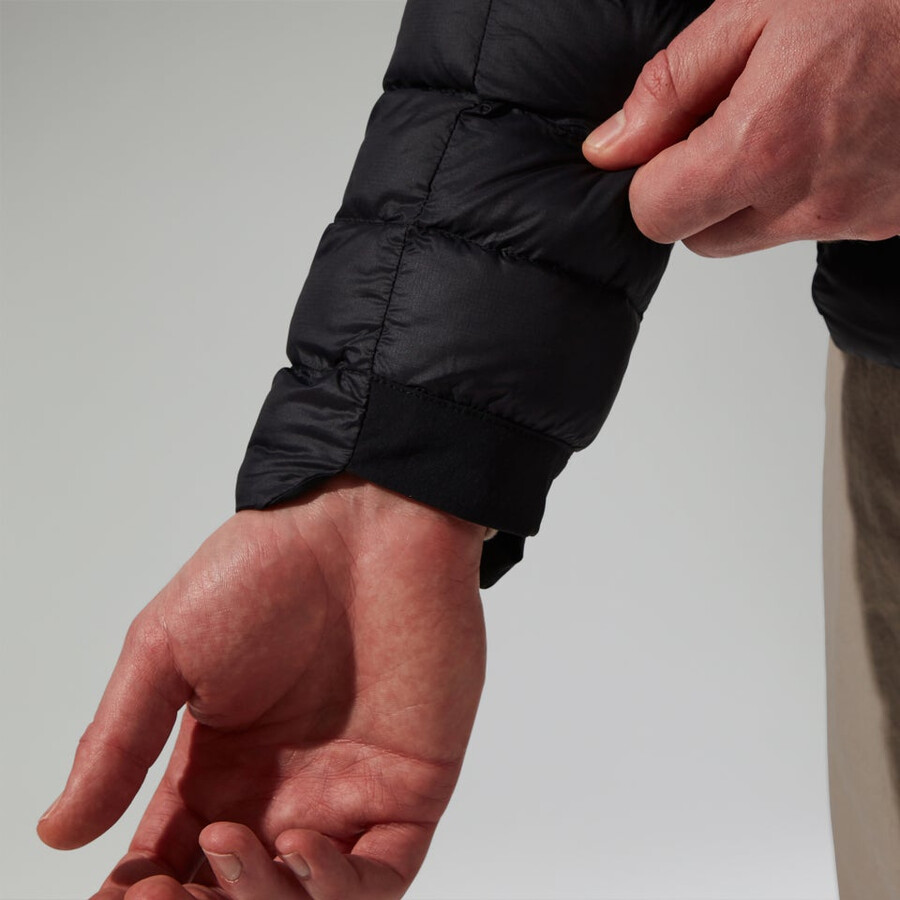 mens ridge-nomad hybrid down jacket - black berghaus