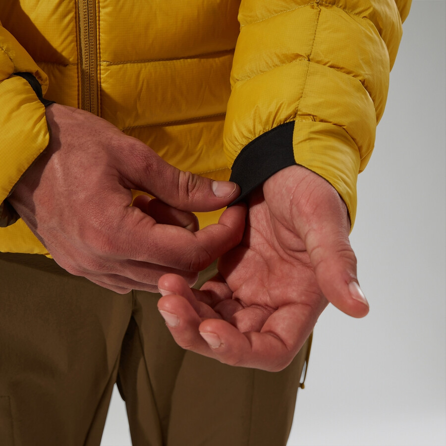 mens ridge-nomad hybrid insulated jacket - yellow berghaus