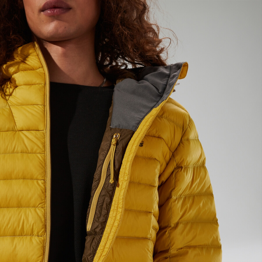 mens ridge-nomad hybrid insulated jacket - yellow berghaus