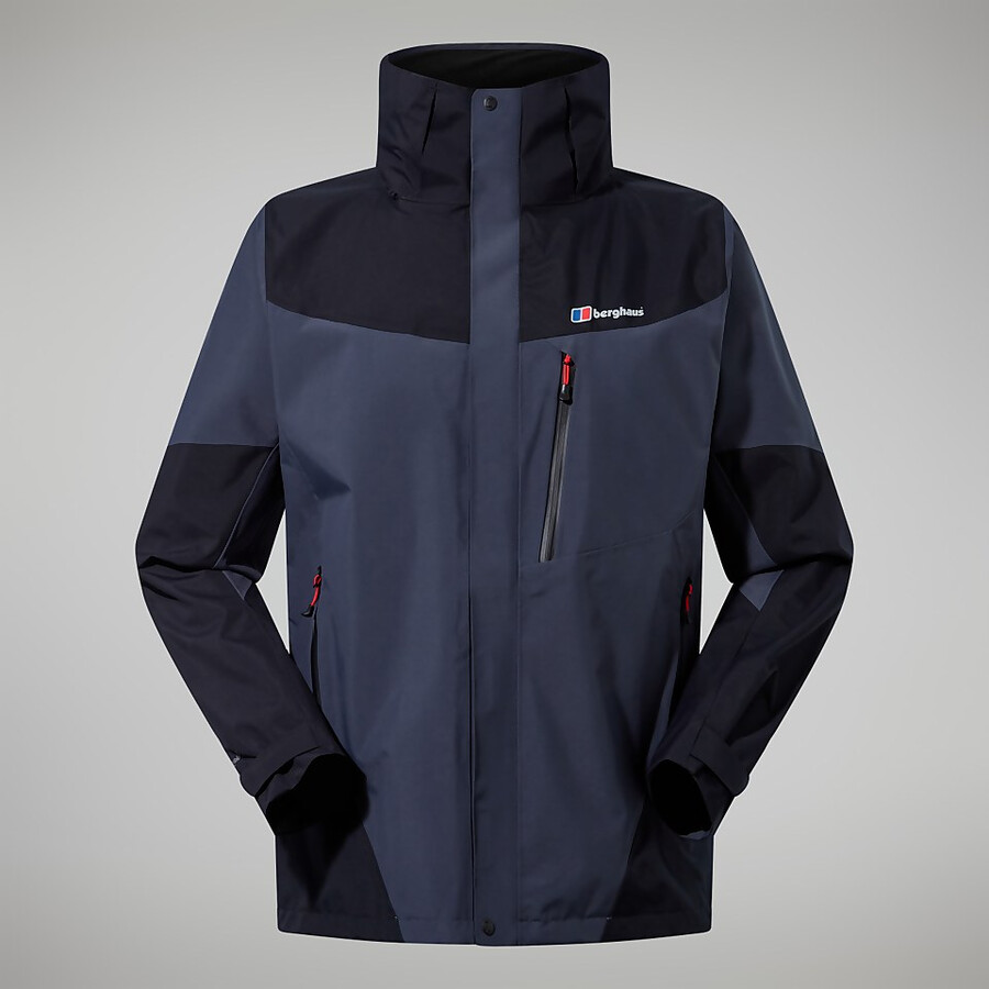 mens arran jacket - dark greyblack berghaus