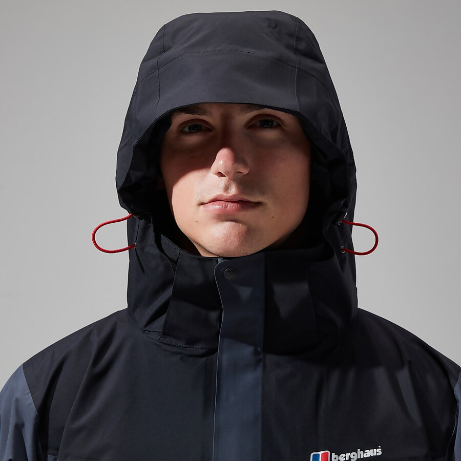 mens arran jacket - dark greyblack berghaus