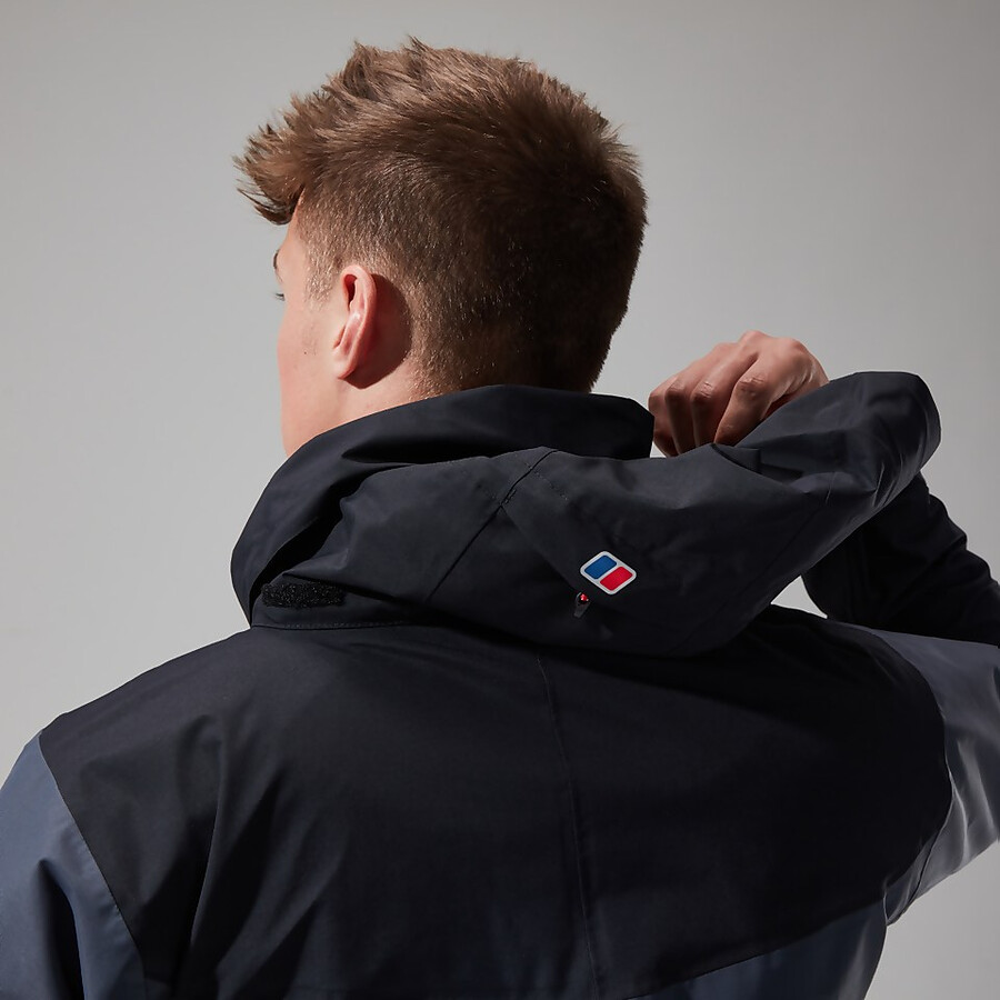 mens arran jacket - dark greyblack berghaus