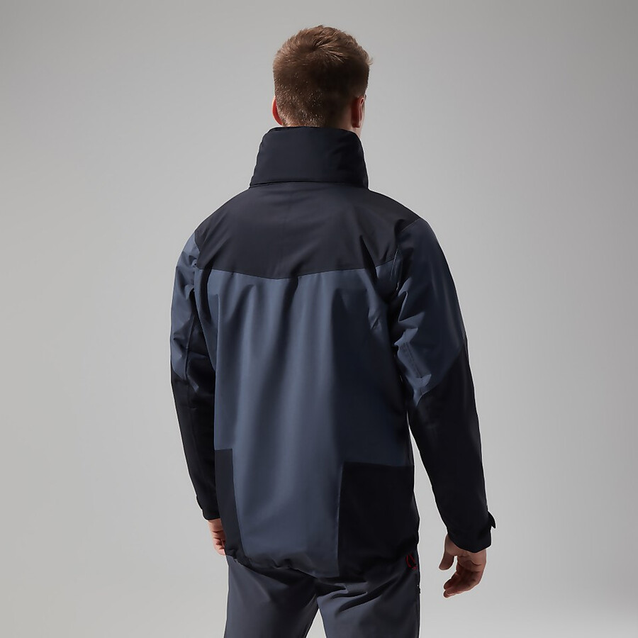 mens arran jacket - dark greyblack berghaus