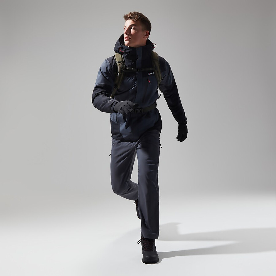 mens arran jacket - dark greyblack berghaus