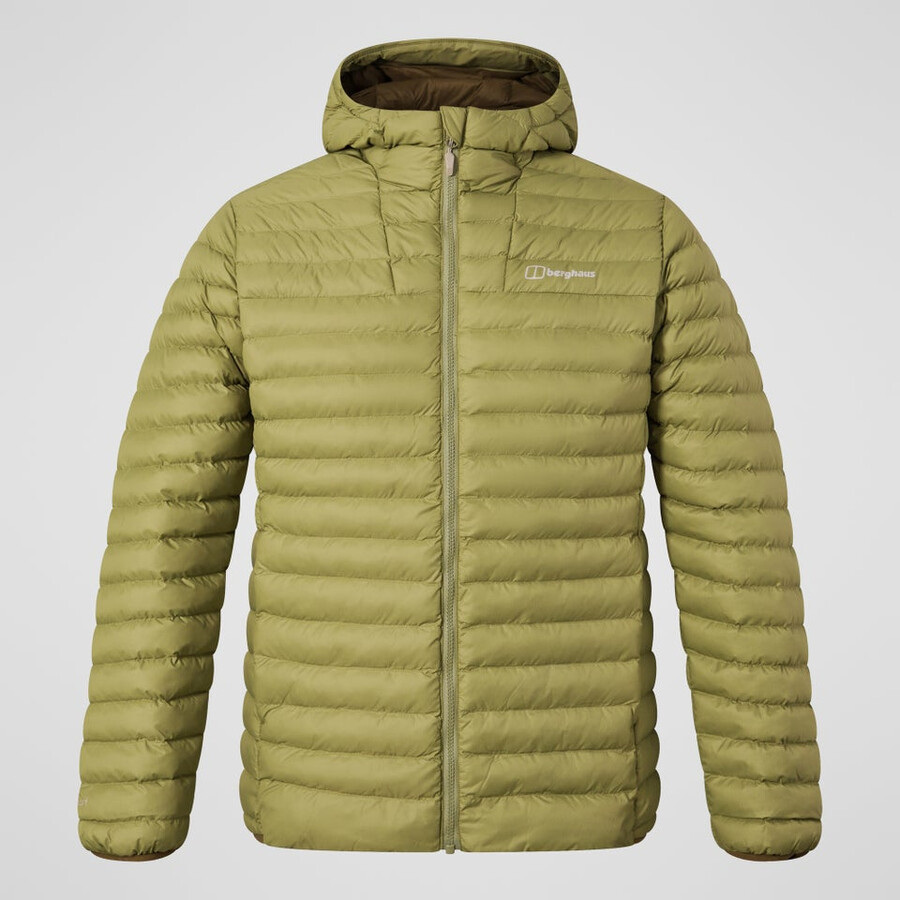mens vaskye hooded synthetic insulated jacket - green berghaus