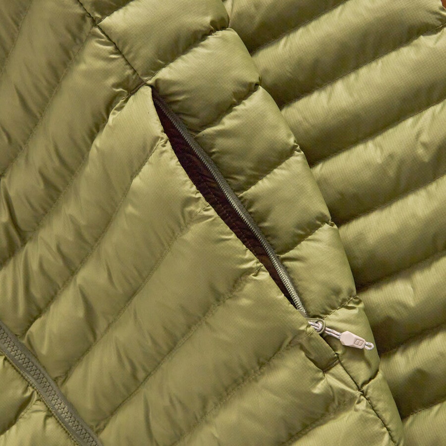 mens vaskye hooded synthetic insulated jacket - green berghaus