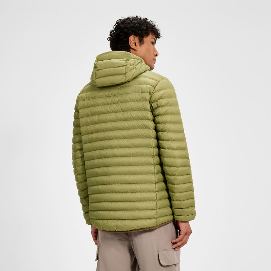 mens vaskye hooded synthetic insulated jacket - green berghaus