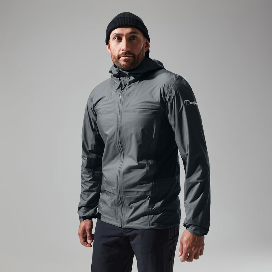 mens mtn guide hyper alpha jacket - greyblack berghaus
