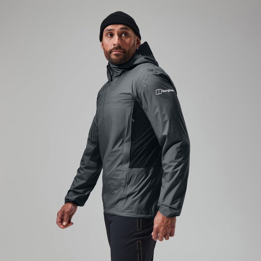 mens mtn guide hyper alpha jacket - greyblack berghaus