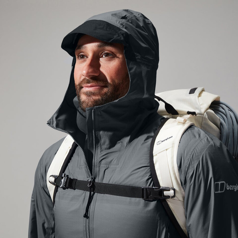 mens mtn guide hyper alpha jacket - greyblack berghaus