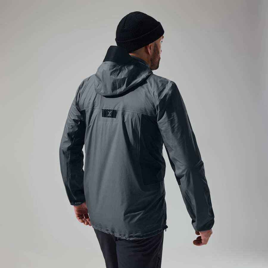 mens mtn guide hyper alpha jacket - greyblack berghaus