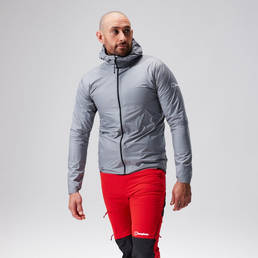 mens mtn guide hyper lt jacket - grey berghaus