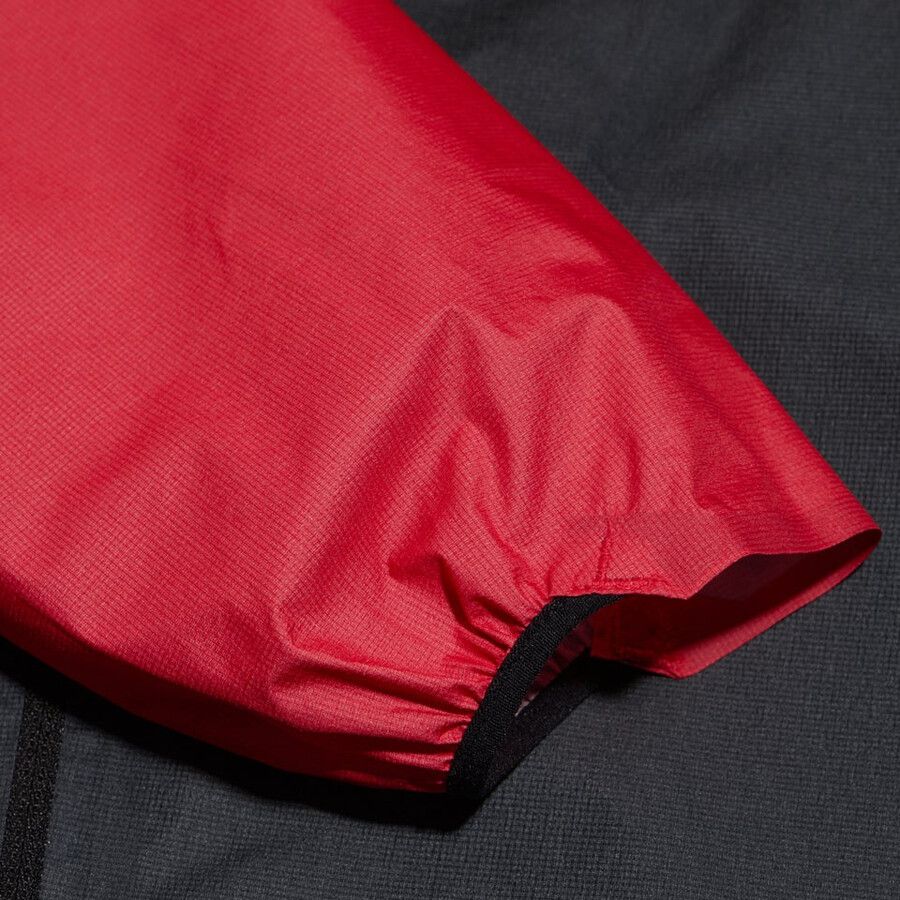 mens mtn guide hyper lt jacket - blackred berghaus