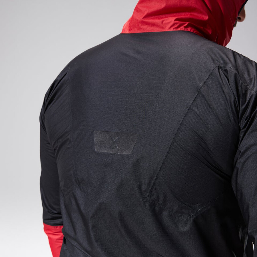 mens mtn guide hyper lt jacket - blackred berghaus