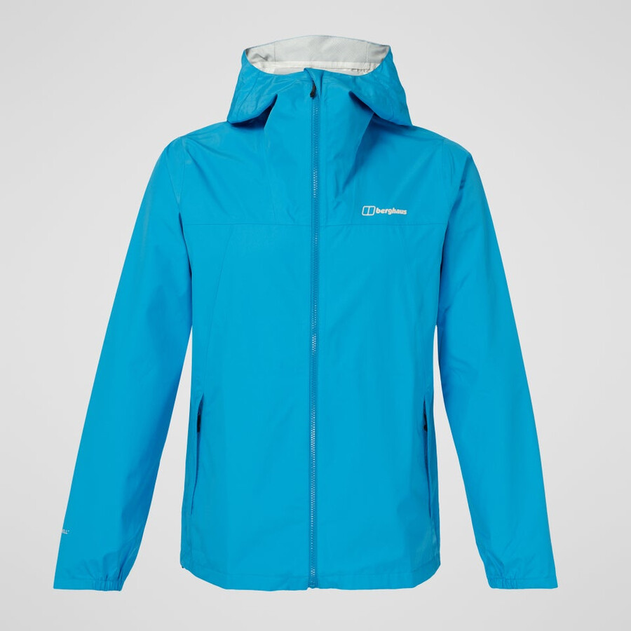 mens deluge pro 3.0 waterproof jacket - blue berghaus
