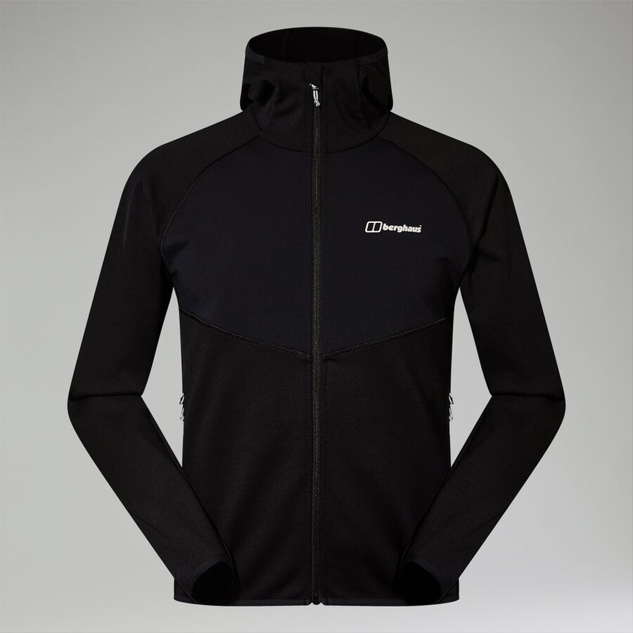 mens trawden hybrid jacket - black berghaus