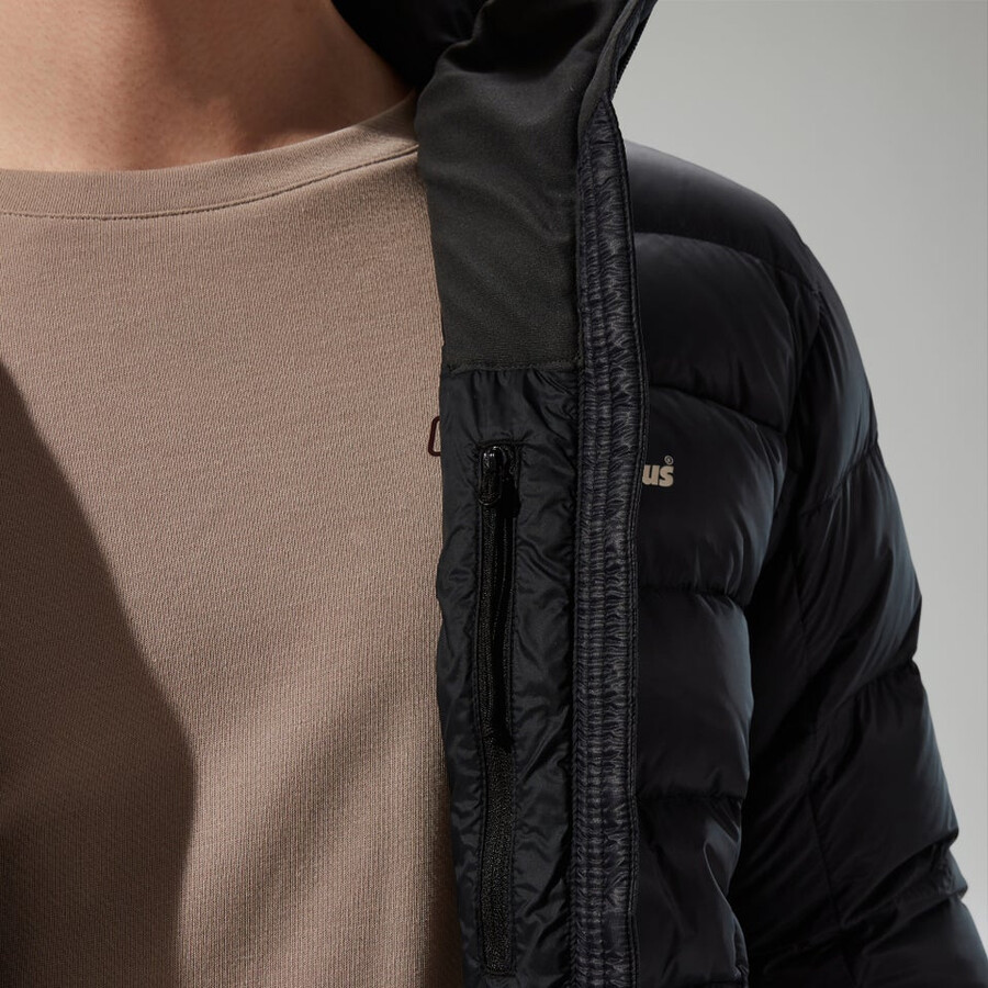 mens summit-nomad down insulated jacket - black berghaus
