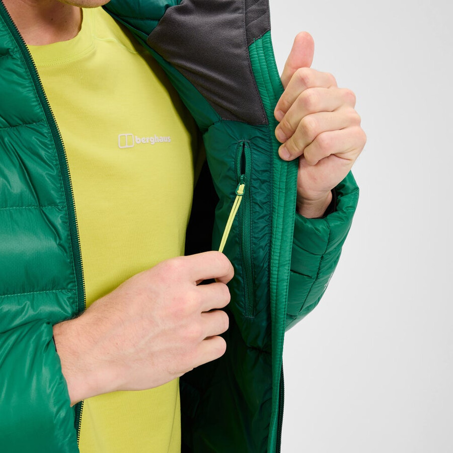 mens summit-nomad down jacket - green berghaus