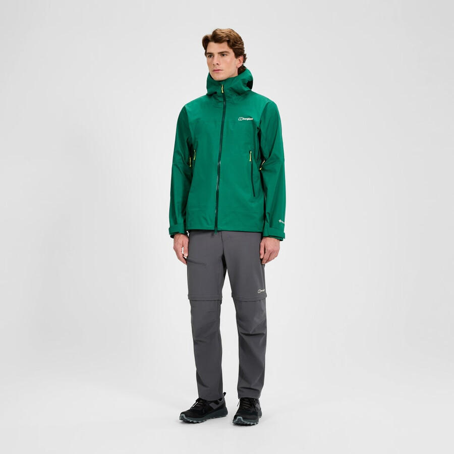 mens summit seeker gore-tex jacket - green berghaus