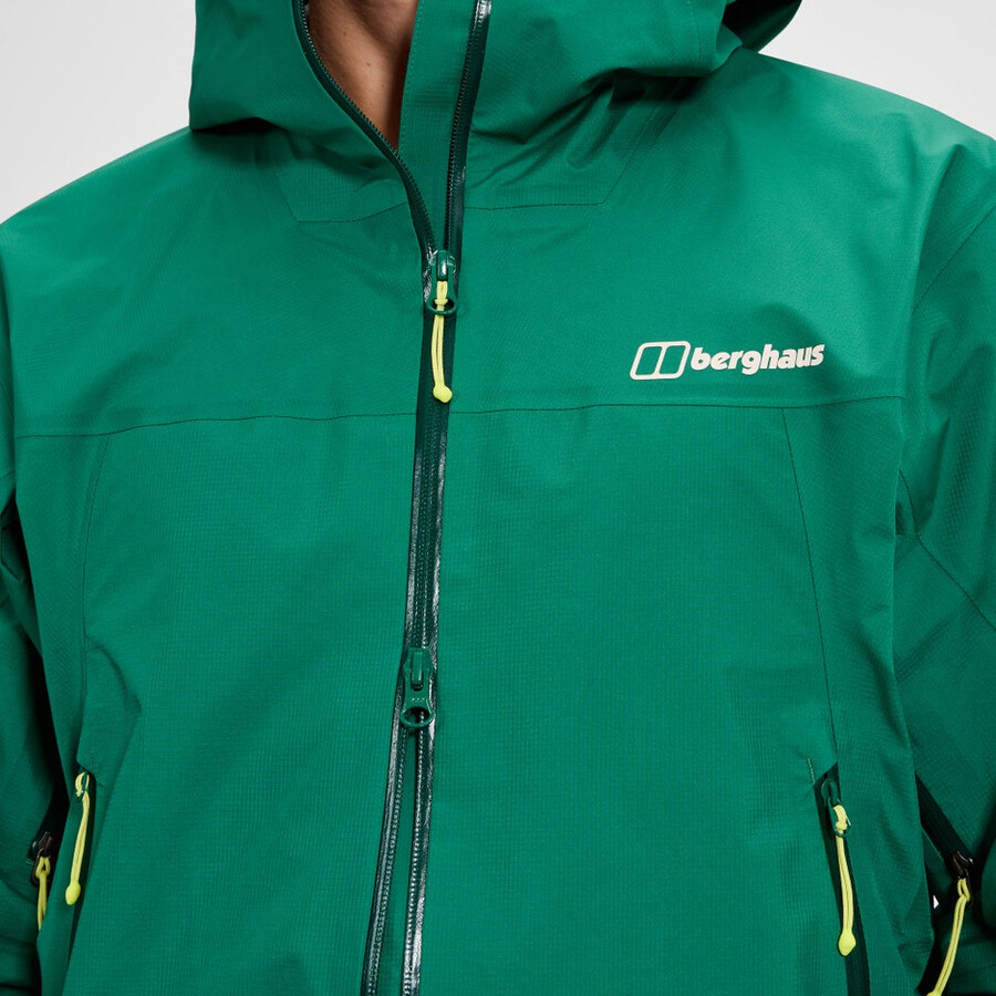 mens summit seeker gore-tex jacket - green berghaus