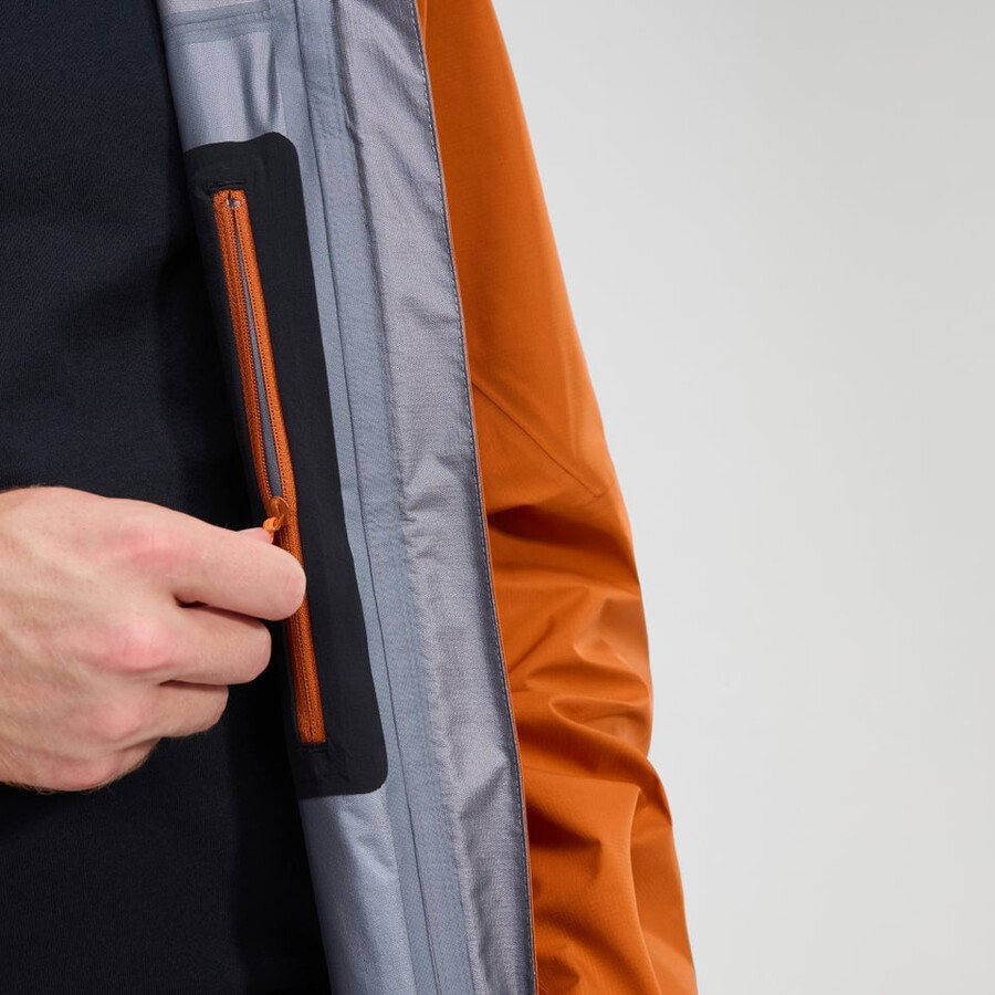 mens summit seeker gore-tex jacket - orange berghaus